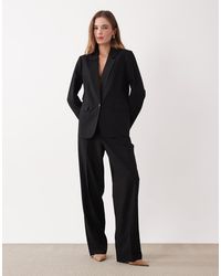 Vila - Tailored Straight Leg Trousers Co-ord - Lyst