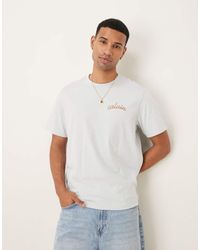 Calvin Klein - Embroidered Chest Logo T-Shirt - Lyst