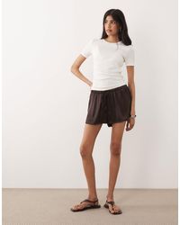 ASOS - Satin Micro Runner Short - Lyst