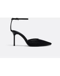 Stradivarius - – high heels aus netzstoff - Lyst