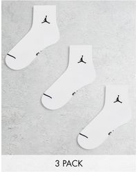 Nike - Nike 3 Pack Ankle Socks - Lyst