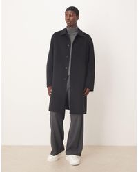 @*K様 2024 コス COS ハウンドトゥースブークレオーバーコート　50 OVERSIZED FUNNEL-NECK COAT オーバーサイズ ファネルネックコート