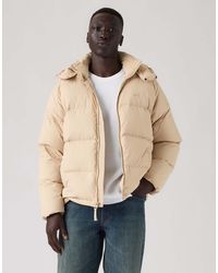Levi's - Rockwell Hooded Puffer Jacket - Lyst