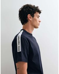 Fred Perry - Printed Tape T-shirt - Lyst