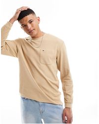Tommy Hilfiger - Relaxed Waffle Knit Long Sleeve T-shirt - Lyst