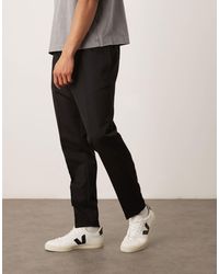 ASOS - Pull On Smart Tapered Fit Pants - Lyst