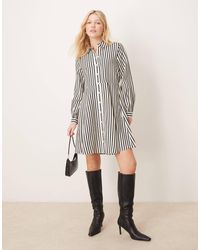 Y.A.S - Flippy Hem Mini Shirt Dress - Lyst