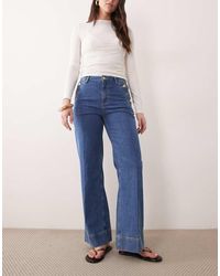 GANT - Button Pocket Detail Nautical Flared Jeans - Lyst