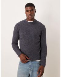 Mango - Wool Mix Knit Crew Neck Sweater - Lyst