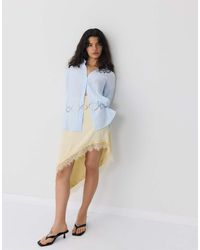 Stradivarius - Basic Double Fabric Shirt - Lyst