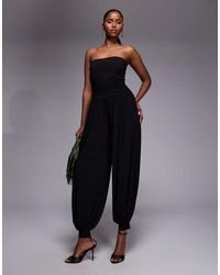 TFNC London - Slinky Bandeau Harem Pant Jumpsuit - Lyst