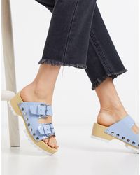 Calvin Klein – Vancy – e Stollenschuhe mit dicker Profilsohle - Blau