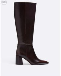 Stradivarius - Wide Fit. Heeled High-leg Boots - Lyst