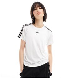 adidas Originals - Adidas training - essentials - t-shirt à 3 bandes - Lyst
