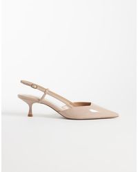 Mango - Heeled Slingback Court Shoe - Lyst