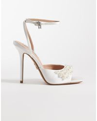 Steve Madden - Atheria Heeled Sandal With Pearls - Lyst