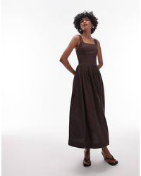 & Other Stories - Midaxi Dress With Fitted Bodice And Volume Hem - Lyst