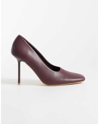 Public Desire - Wintour Square Toe Heeled Pumps - Lyst