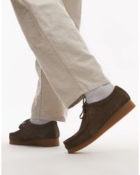Clarks - – wallabee evo – schuhe aus wildleder - Lyst