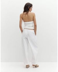 Pull&Bear - Sheer Halter Top - Lyst