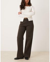 Gina Tricot - Low Waist Wide Leg Denim Jeans - Lyst