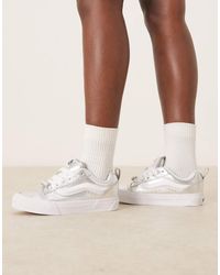 Vans - Knu Skool Leather Trainers - Lyst
