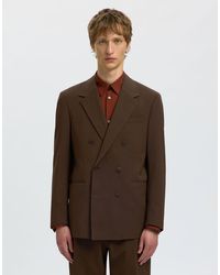 SELECTED - Double-Breasted Blazer - Lyst
