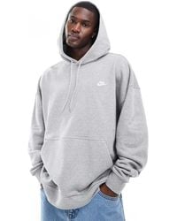 Nike - Club French Terry Oversized Hoodie - Lyst