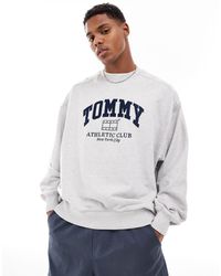 Tommy Hilfiger - – kastiges unisex-sweatshirt - Lyst
