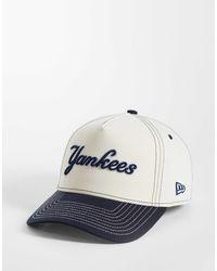 KTZ - – ny yankees – e kappe mit durchgehendem frontpanel, kontrastierendem schirm und logo-schriftzug - Lyst