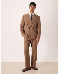 ASOS - Straight Suit Trouser With Wool - Lyst