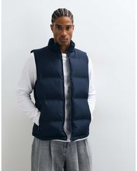 New Look - Puffer Gilet - Lyst