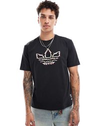 adidas Originals - Pride - t-shirt a maniche corte nera con grafica - Lyst