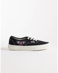 Vans - Authentic - baskets à fleurs brodées - Lyst