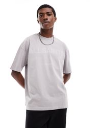 AllSaints - – laser – oversize-t-shirt - Lyst
