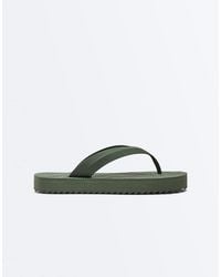 Oysho - Textured Platform Beach Sandal - Lyst