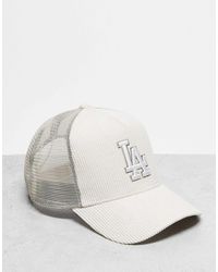 KTZ - La Dodgers Cord Trucker Cap - Lyst