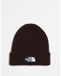 The North Face - Logo Patch Cuffed Beanie - Lyst