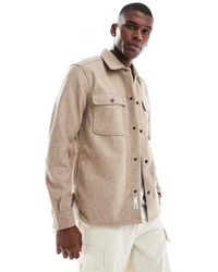 Only & Sons - Overshirt Met Wollook - Lyst