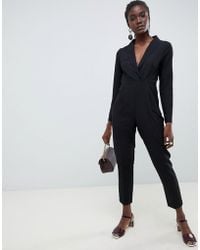 ASOS Tux Jumpsuit - Black