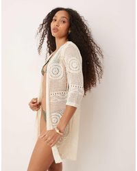 Jdy - Crochet Beach Cover Up - Lyst