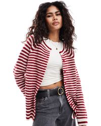 ASOS - Knitted Raglan Cardigan - Lyst