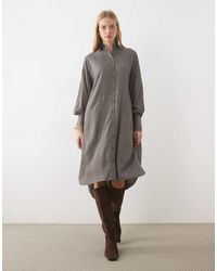 ASOS - Maxi Shirt Dress With Wide Cuffs - Lyst