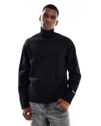 Jack & Jones - Pull oversize en maille épaisse avec col roulé - Lyst