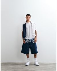 ICECREAM - Scoop Denim Jorts Met Running Dog - Lyst
