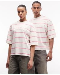 Collusion - Unisex Oversized Stripe Logo T-shirt - Lyst