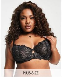Yours - Lace Underwired Bra - Lyst