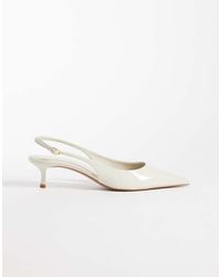 Mango - Heeled Sligback Court Shoe - Lyst
