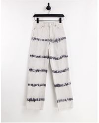 Monki Denim Taiki Cotton High Waist Mom 
