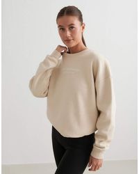 Aim'n - Café Au Lait Serif Sweatshirt - Lyst